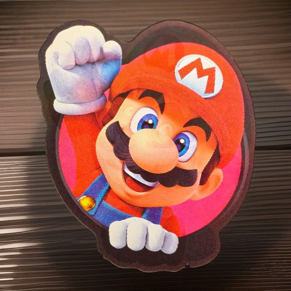 Mario 3D Motion Lenticular Car Decal Sticker Peeker